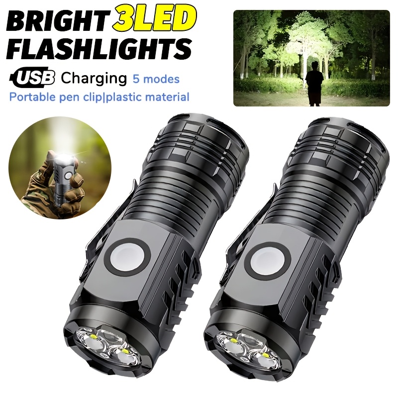 Outdoor Adventure Trips - Senter LED Mini Portabel, Senter Genggam
