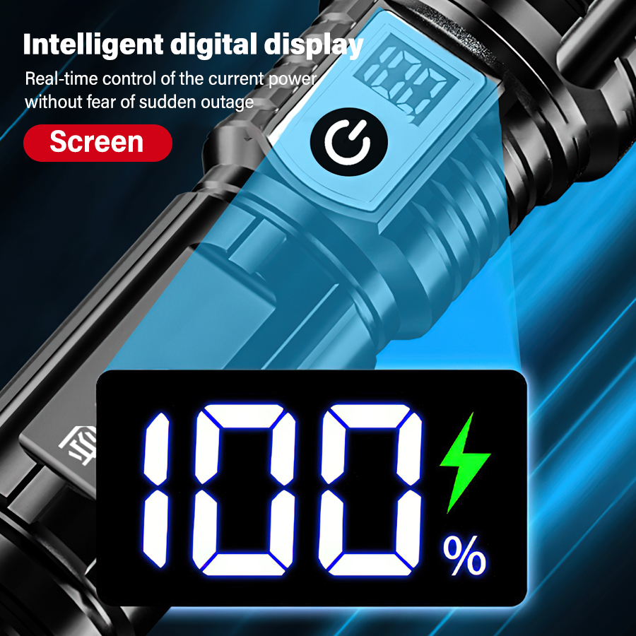 Senter LED 200000LM Daya Tingg - Outdoor Adventure Trips ulasan dan harga