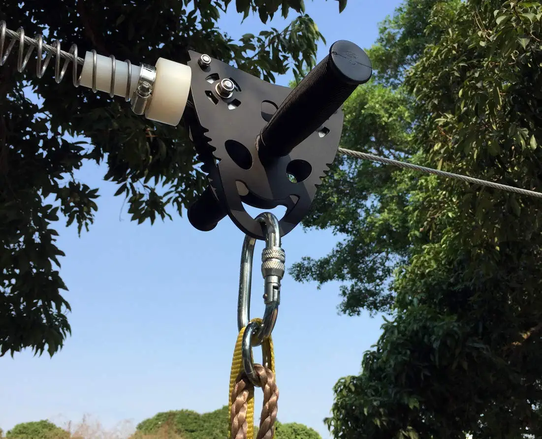Kit Zip Line 120 kaki yang dit - Outdoor Adventure Kit For Kids ulasan dan harga