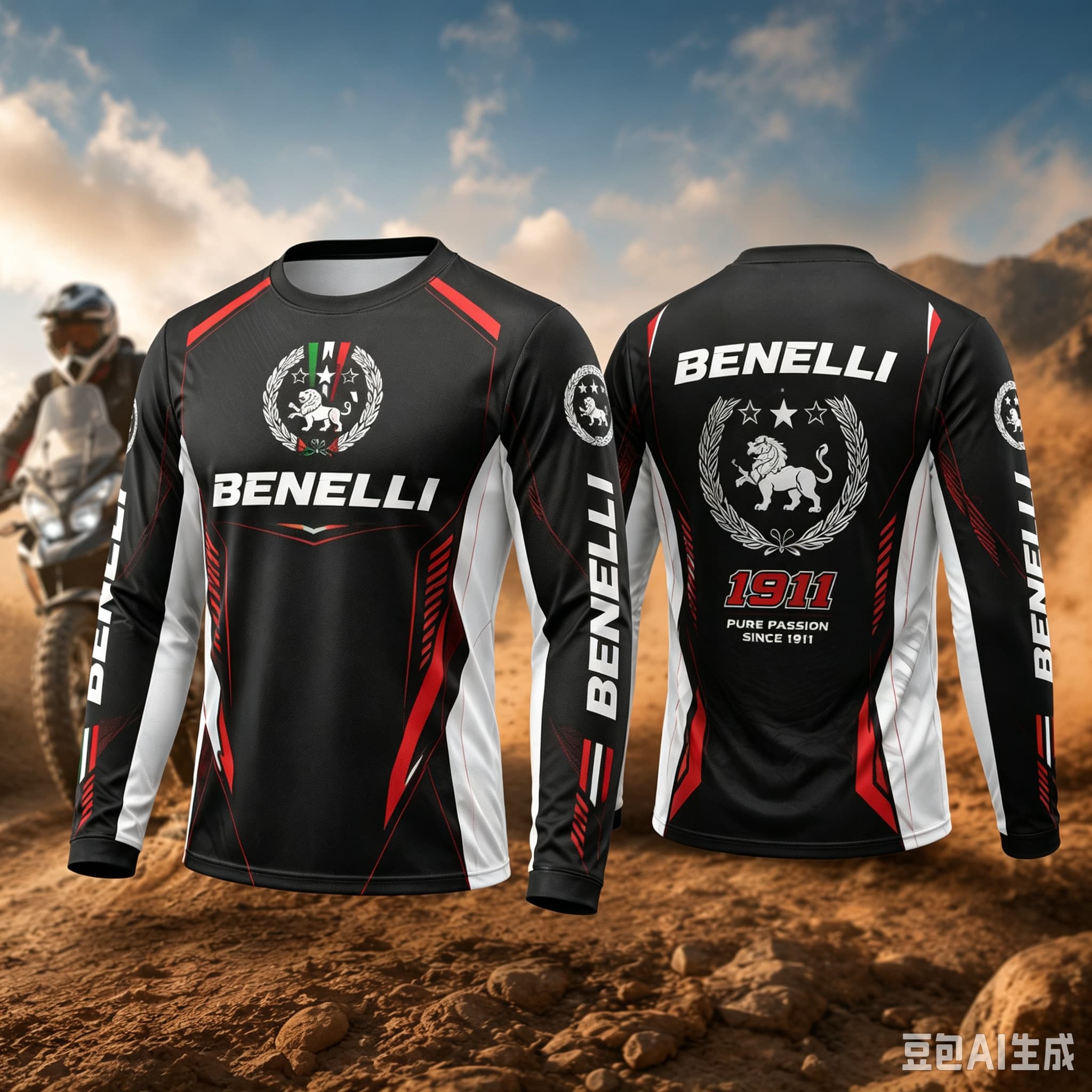Kaos Motor Benelli Rider 2027  - Outdoor Adventure Outfit ulasan dan harga