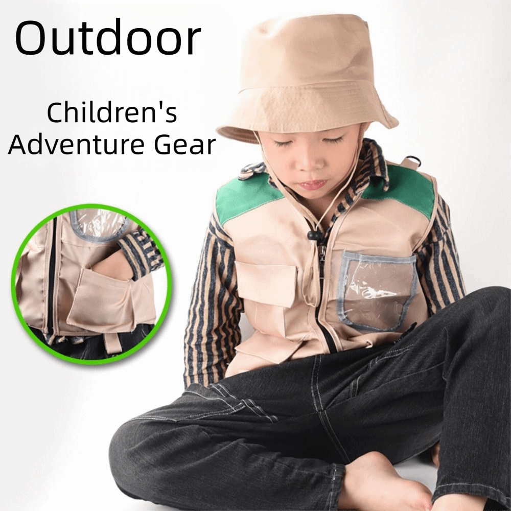 Setelan Rompi dan Topi Petuala - Outdoor Adventure Kit For Kids ulasan dan harga
